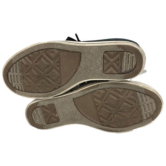 Converse Chuck Taylor All-Star -Women's Sz 7 -Lux Wedge -Black High Tops 547198F - Picture 9 of 12